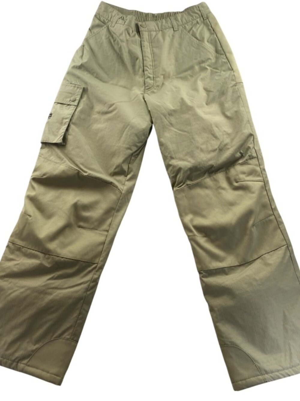 Columbia Kids XXL 18/20 Snow Pants Khaki Insulated Ski Cargo 30" Inseam